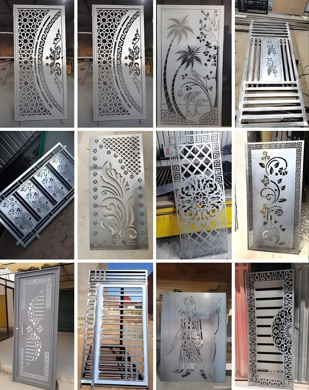 CNC laser cut gate designs by Heritage Fabrication Solapur