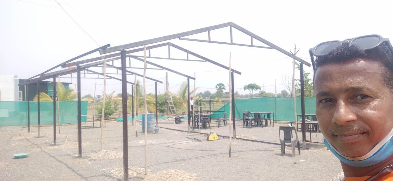 Large industrial shed by Heritage Fabrication Solapur