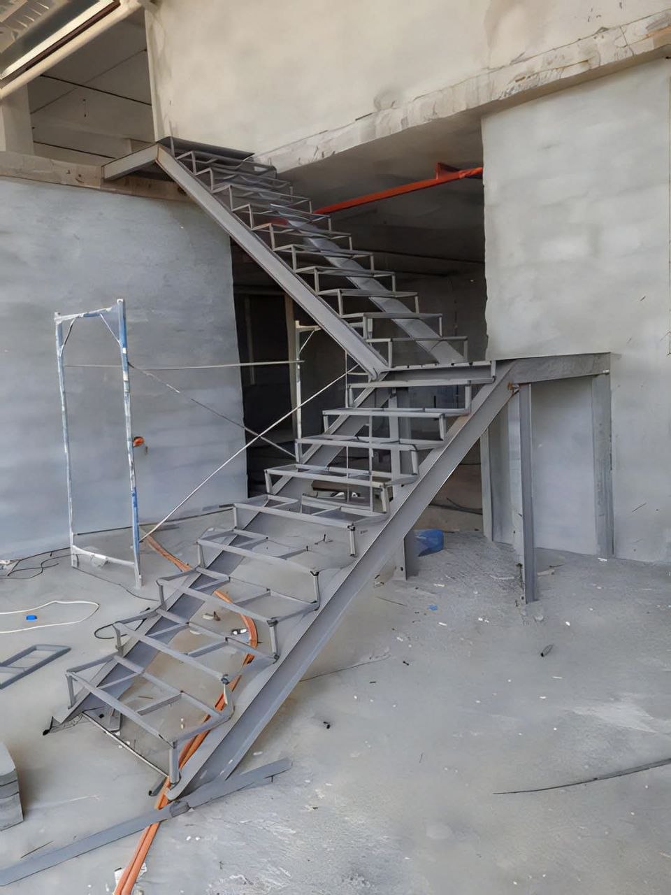 Steel staircase fabrication by Heritage Fabrication Solapur