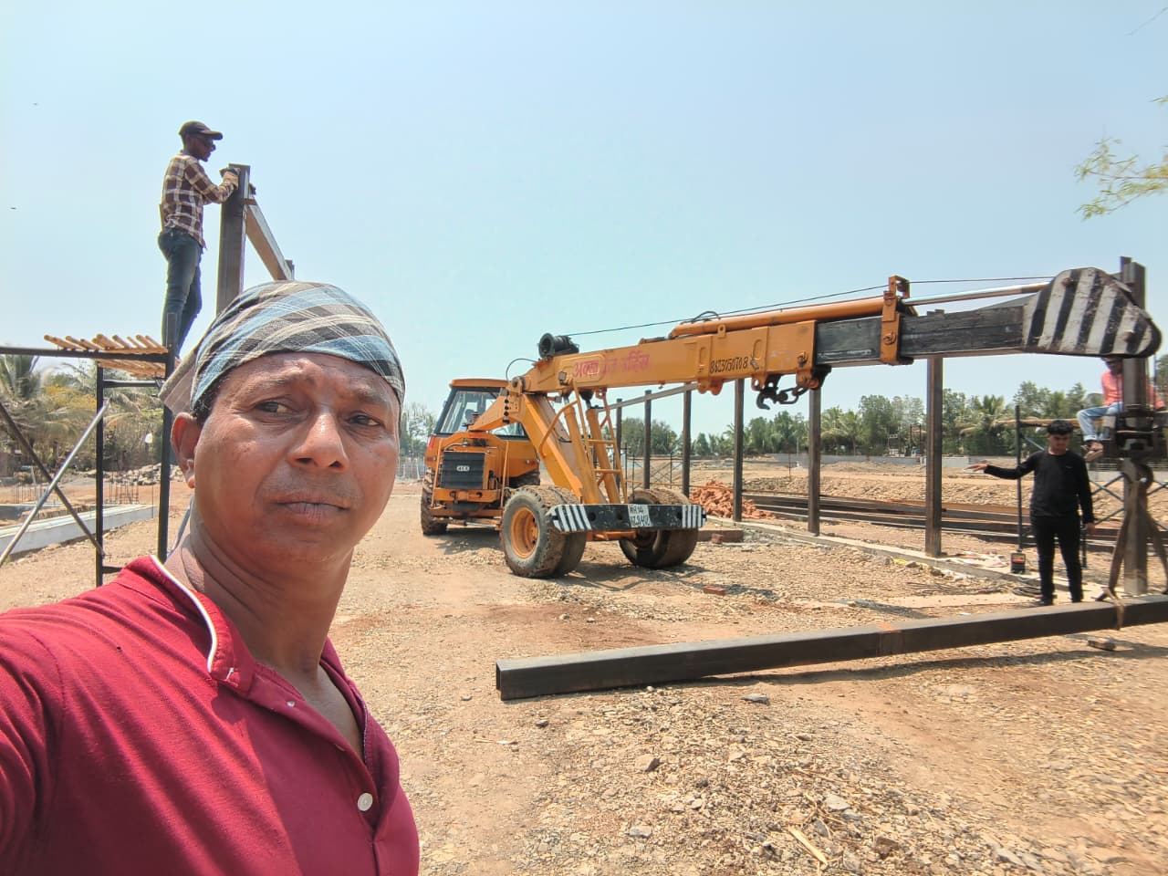 Team working together on fabrication