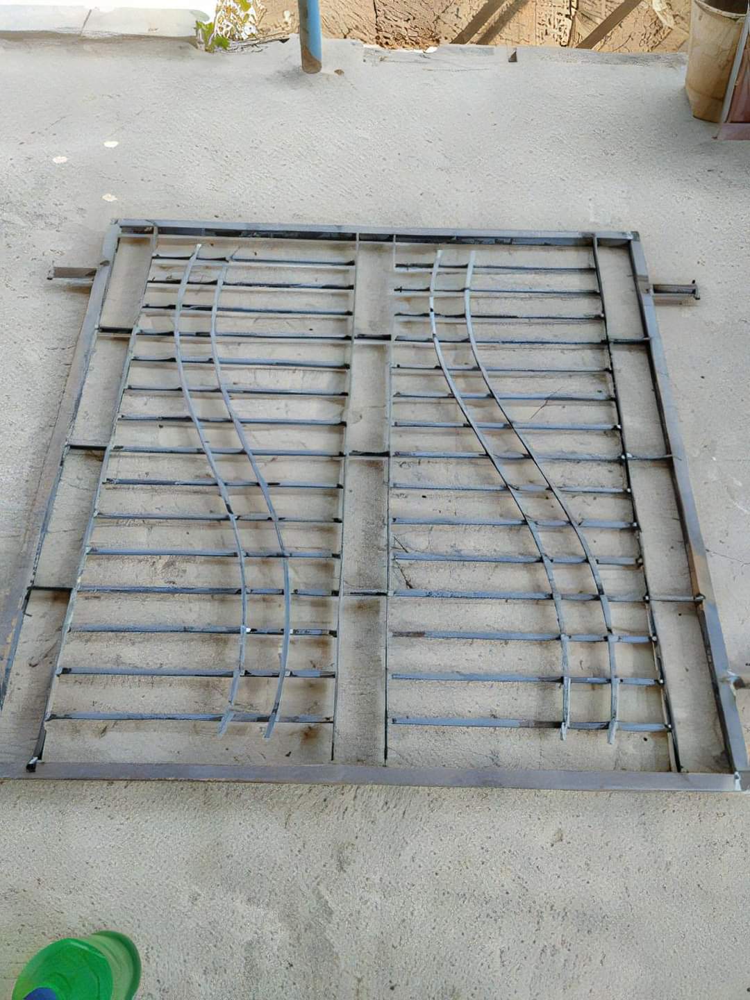 Custom window grill fabrication by Heritage Fabrication Solapur